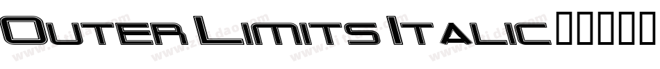 Outer Limits Italic字体转换
